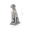 Glitzhome® 28" Sitting Labrador Retriever Dog Statue